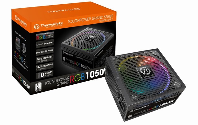 Thermaltake TOUGHPOWER GRAND RGB 1050W PC電源ユニット [80PLUS PLATINUM]